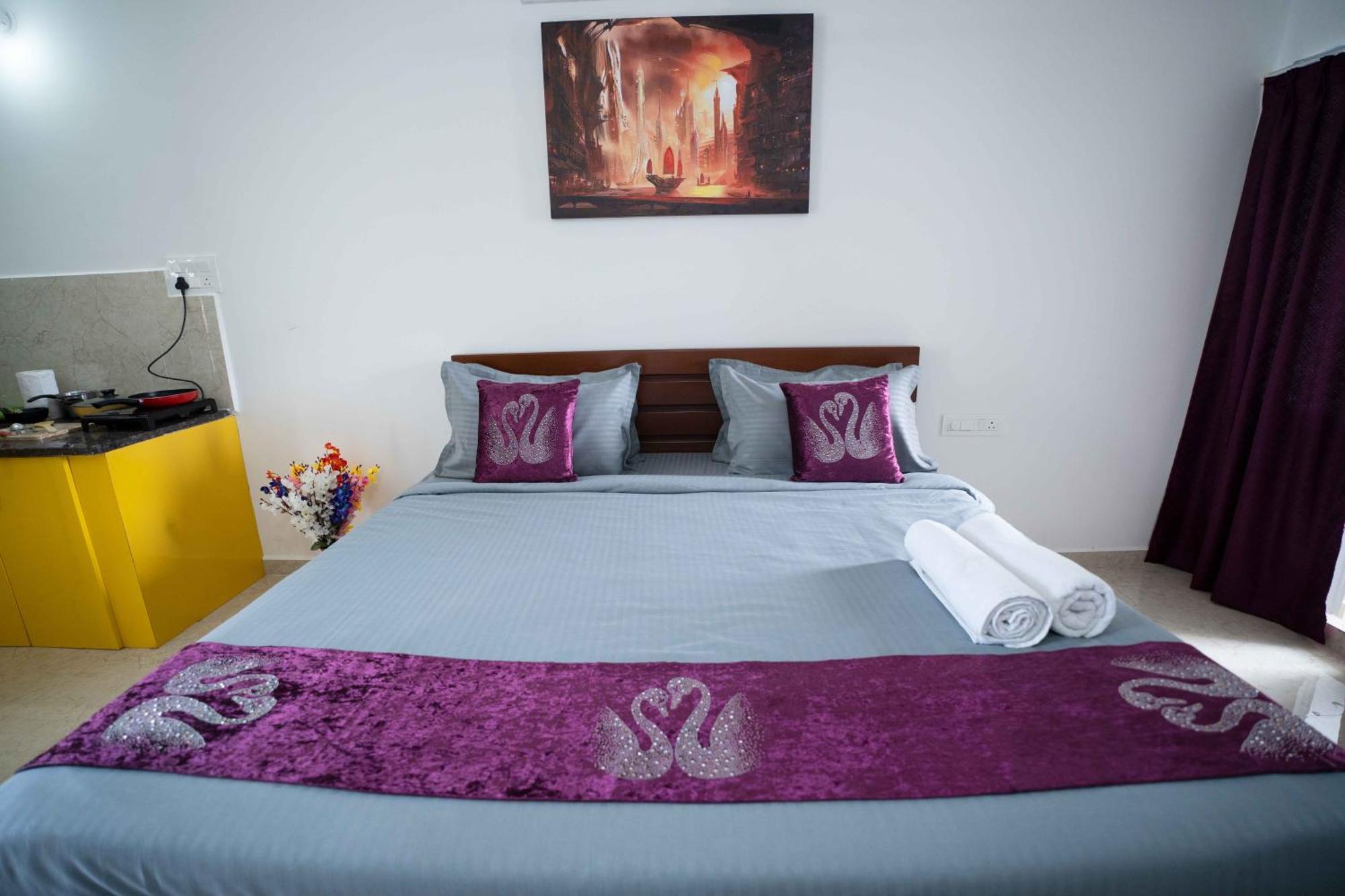 Yellow Bells Studios And Suites Gachibowli Luaran gambar